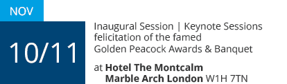 Felicitation of the famed Golden Peacock Awards