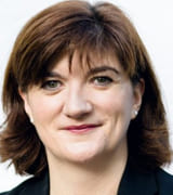 The Rt. Hon. Baroness Nicky Morgan MP