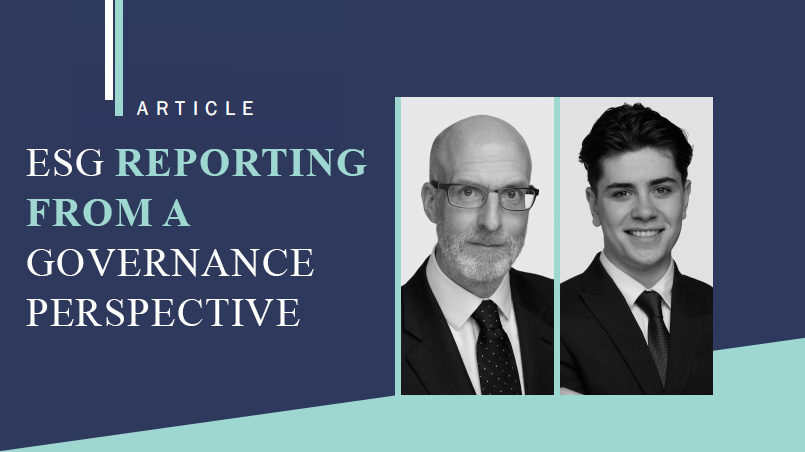 ESG Reporting from a Governance Perspective
