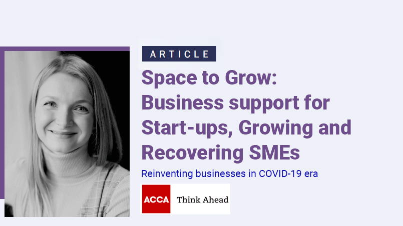 Space to Grow: Business support for start-ups, growing and recovering SMEs