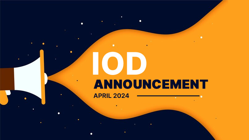 IOD Announcement April 2024