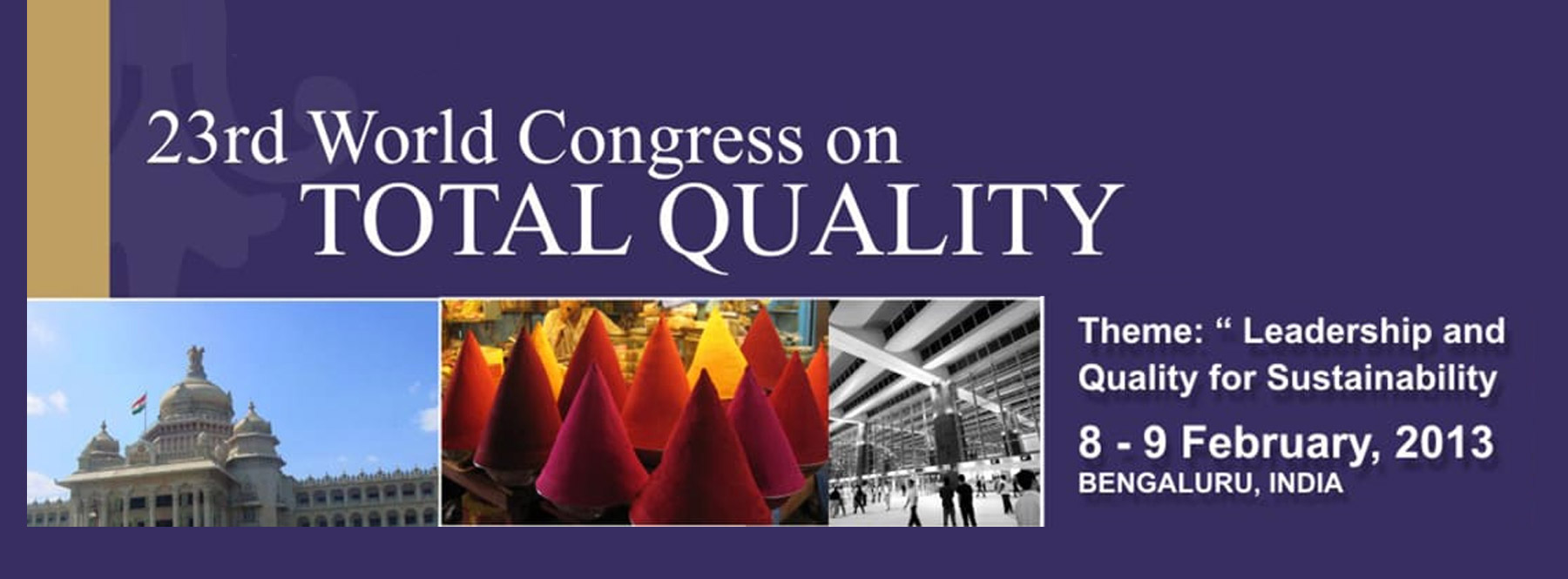 23rd World Congress on TOTAL QUALITY
