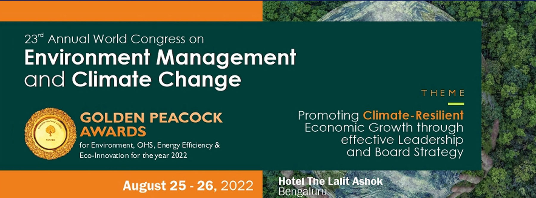 23rd WCEM and Climate Change