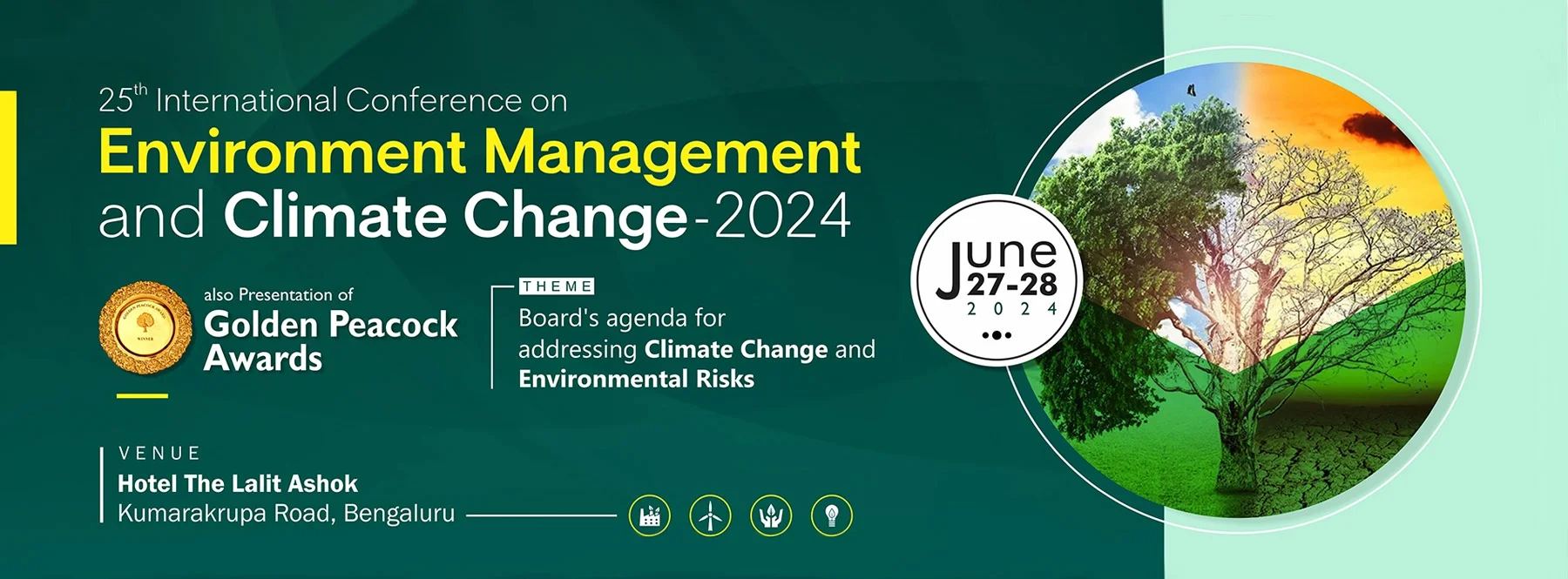 25th International Conference on Environment Management and Climate Change 2024
