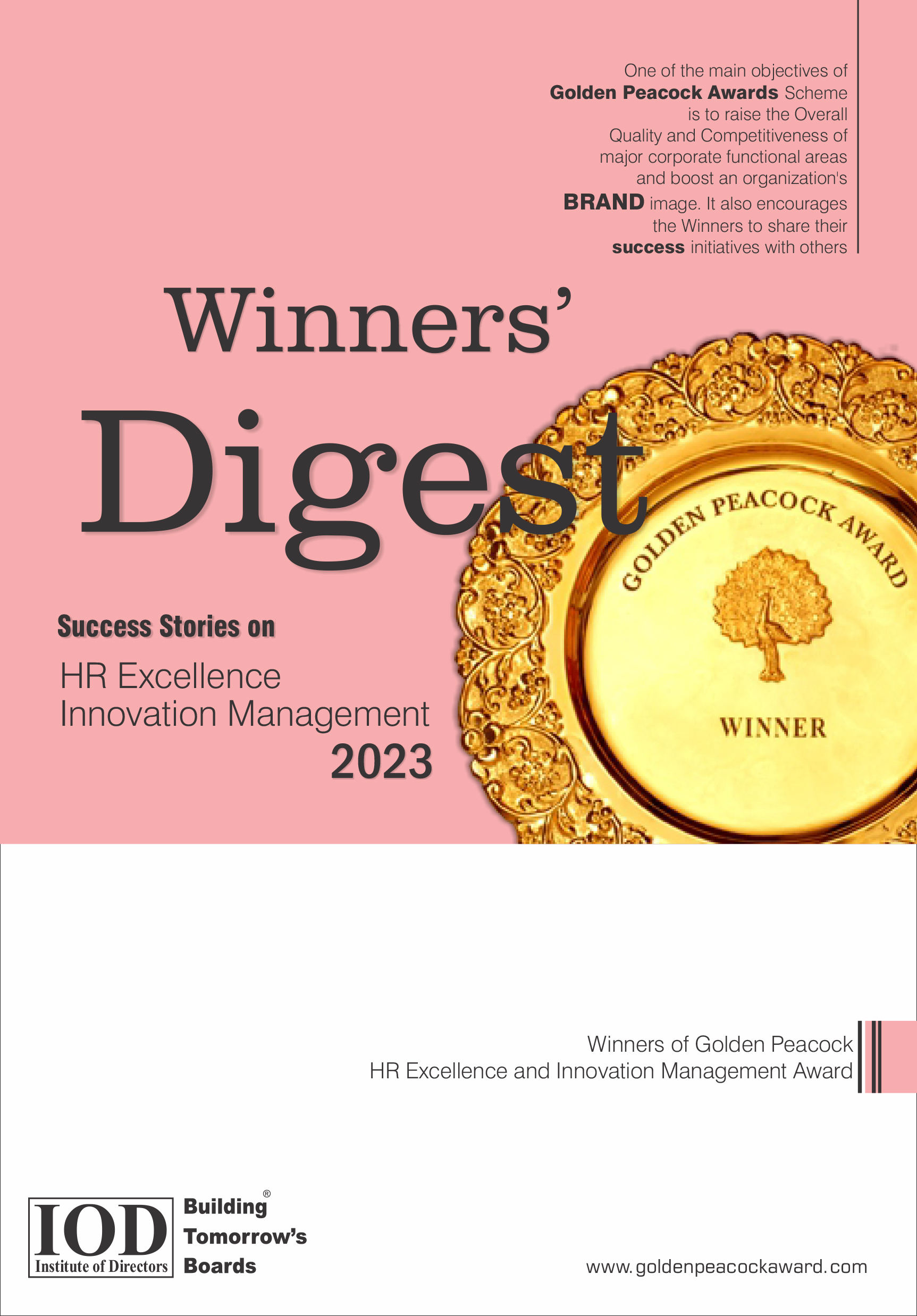 2023 - Winners Digest - HR Excellence and Innovation Management