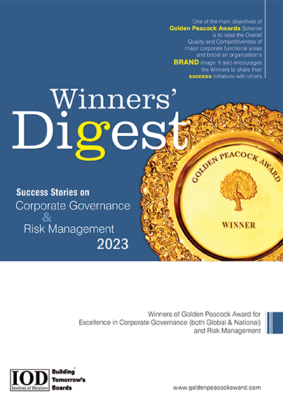 2023 - Winners Digest - Corporate Governance & Risk Management